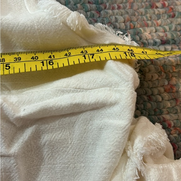 NWT Umgee Sleeveless cream tank size small cotton/linen blend - Picture 7 of 8